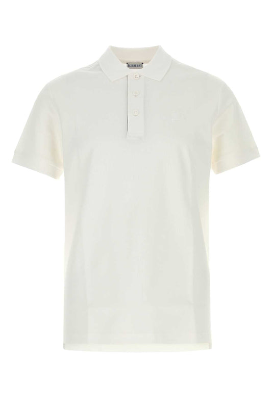 Burberry バーバリーホワイトピケポロシャツ - Image 1