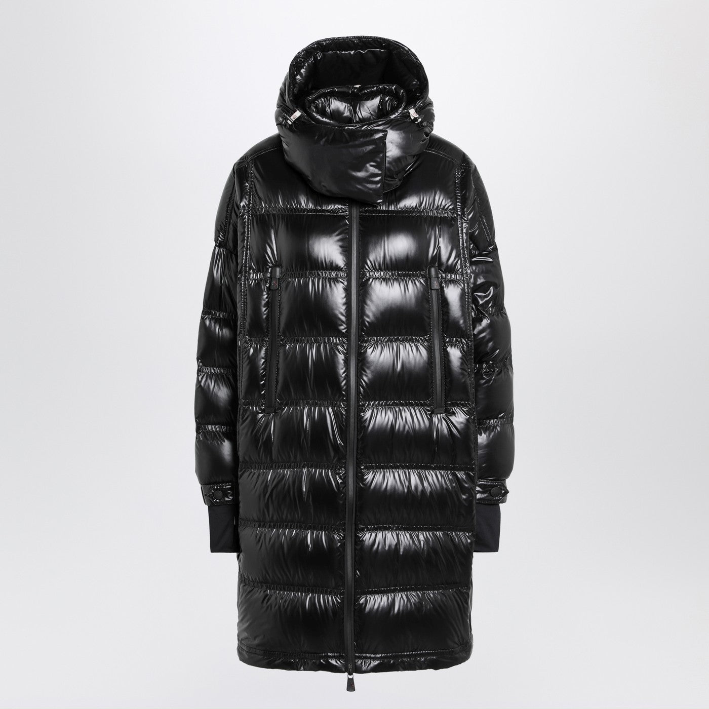Moncler モンクラーグロノブルロンググロッシュブラックダウンジャケット - Image 1