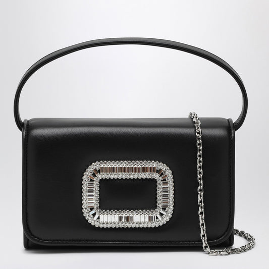 Roger Roger Vivier Black Leather Micro Pilgrim Bag - Image 1