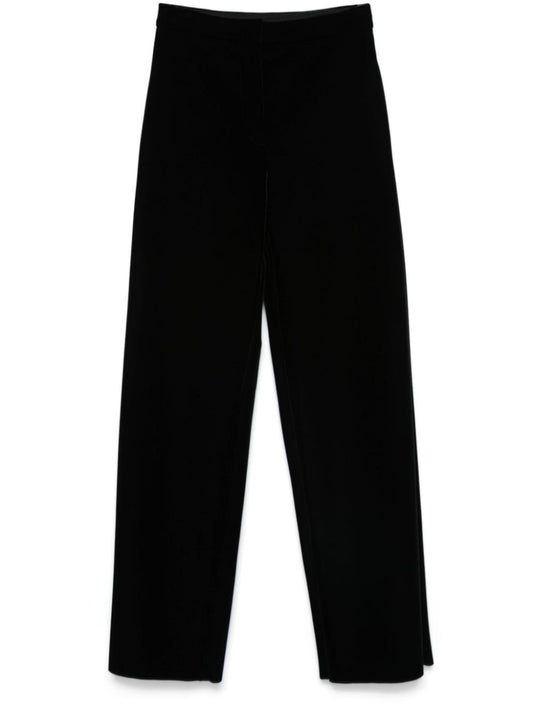 Sportmax SportMaxファッションベルベットのズボン - Image 1