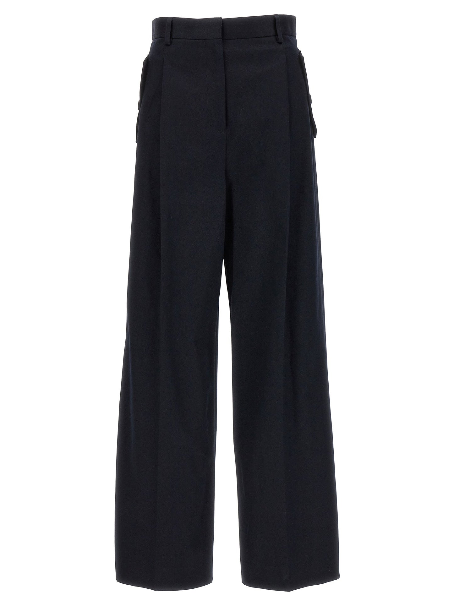 Lanvin ランバンルーズレッグフロントプリーツパンツ - Image 1
