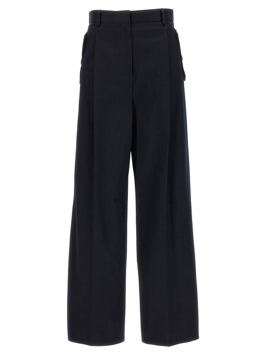 Lanvin ランバンルーズレッグフロントプリーツパンツ - Image 1