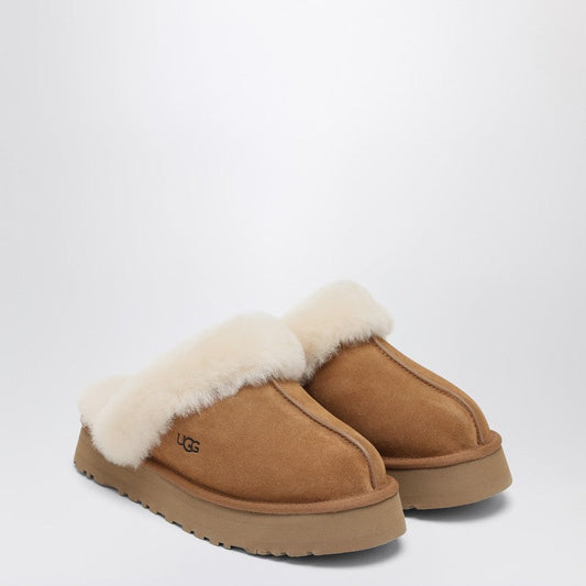 Ugg Ugg Disquette Slippers In Chestnut - Image 1