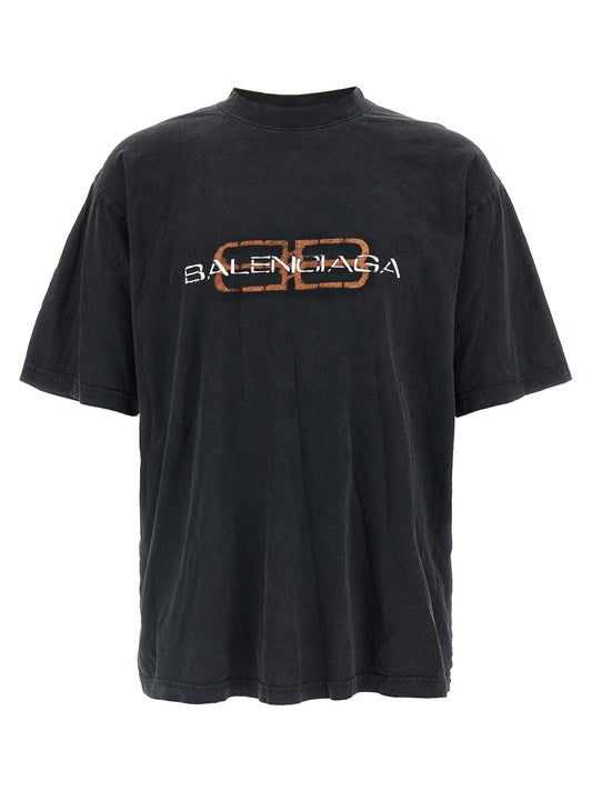 Balenciaga バレンシアガ ロゴ プリント T シャツ - Image 1