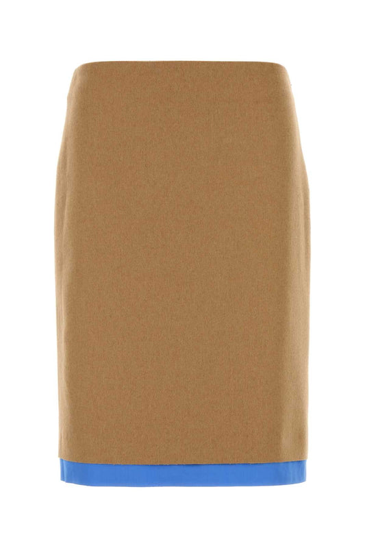 Miu Miu Miu Beige Camel Skirt - Image 1