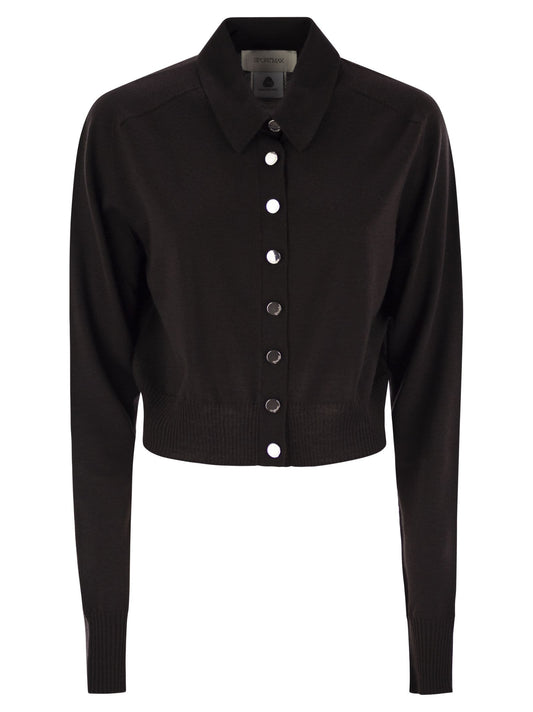 Sportmax SportMax Perseoウールカーディガン - Image 1