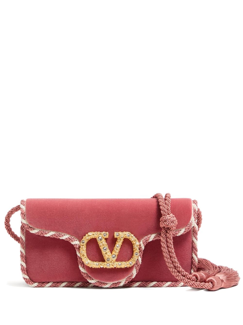 Valentino ヴァレンティノ ガラヴァーニ ロコ ベルベット クラッチ - Image 1