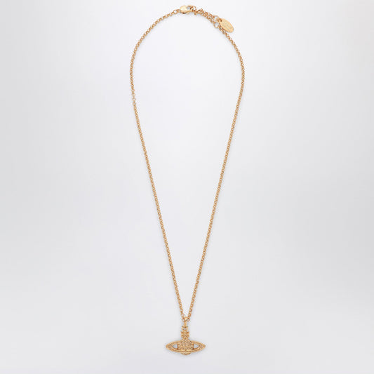 Vivienne Vivienne Westwood Mini Bas Relief Pendant Necklace In Gold - Image 1