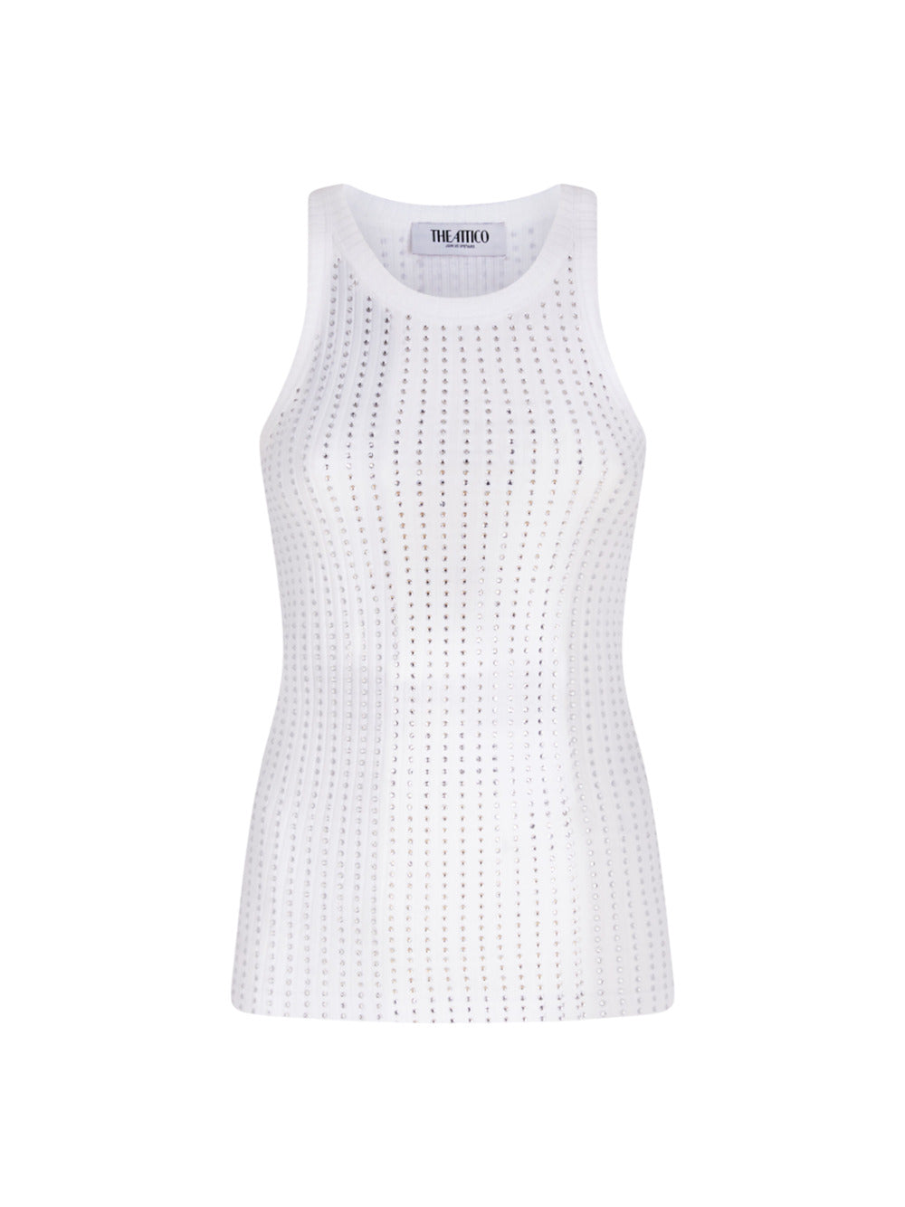 The Attico White Tank Top - Image 1