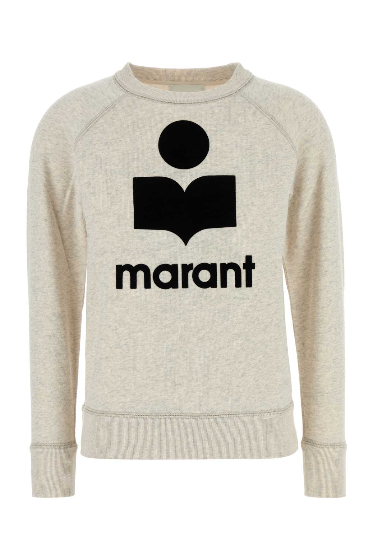 Marant イザベル・マラン・エトワイル・メランジュ・サンドコットンブレンドミリーニースウェットシャツ - Image 1