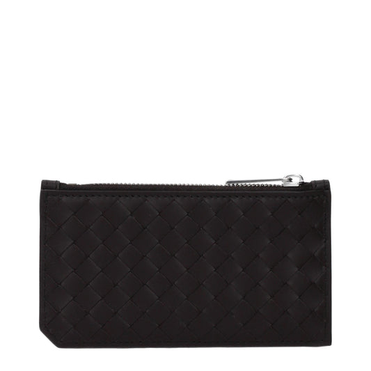 Bottega Bottega Veneta Document Holder Man Brown Leather/Dark Chocolate - Image 1