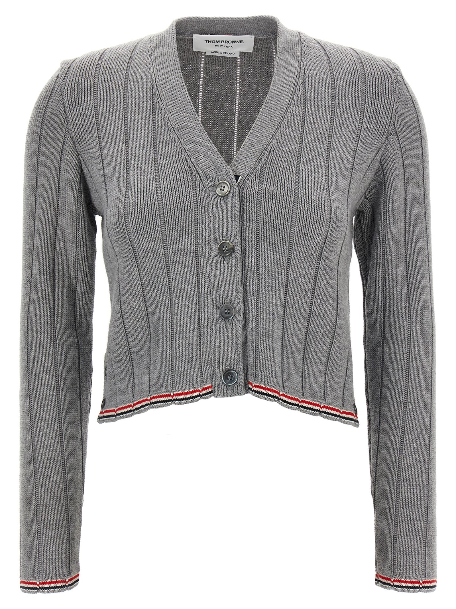 Thom Thom Browne 'RWB' Jacquard Cardigan - Image 1