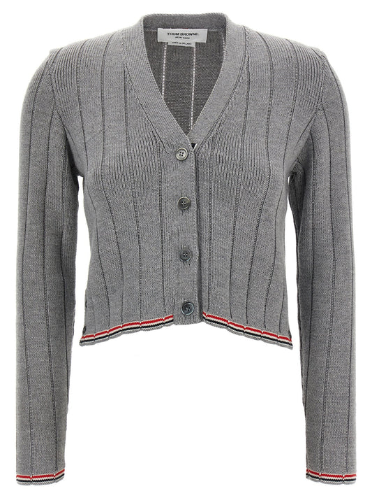 Thom Thom Browne 'RWB' Jacquard Cardigan - Image 1