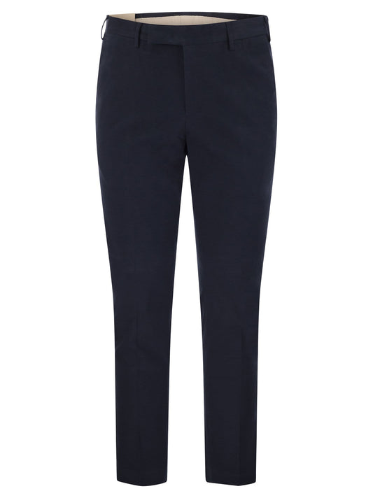 Pt Pt Torino Dieci Cotton Trousers - Image 1