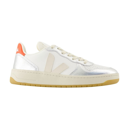 Veja V 10スニーカーVeja革銀 - Image 1