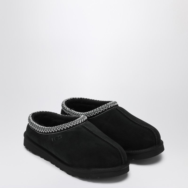 Ugg Ugg Tasmanブラックレザースリップオン - Image 1