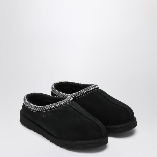 Ugg Ugg Tasmanブラックレザースリップオン - Image 1