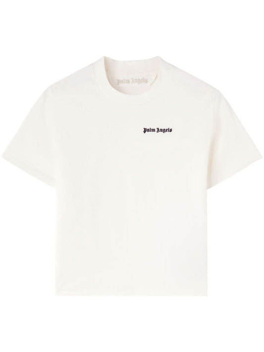 Palm パームエンジェルスロゴコットンTシャツ - Image 1