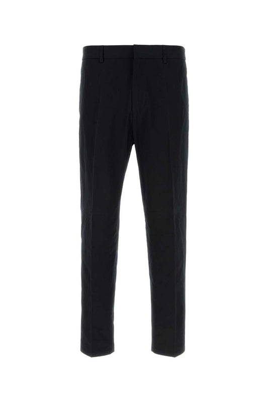 Jil Jil Sander Midnight Blue Cotton Pant - Image 1