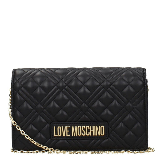 Moschino モスキーノポシェットの女性ポリウレタンブラックが大好きです - Image 1