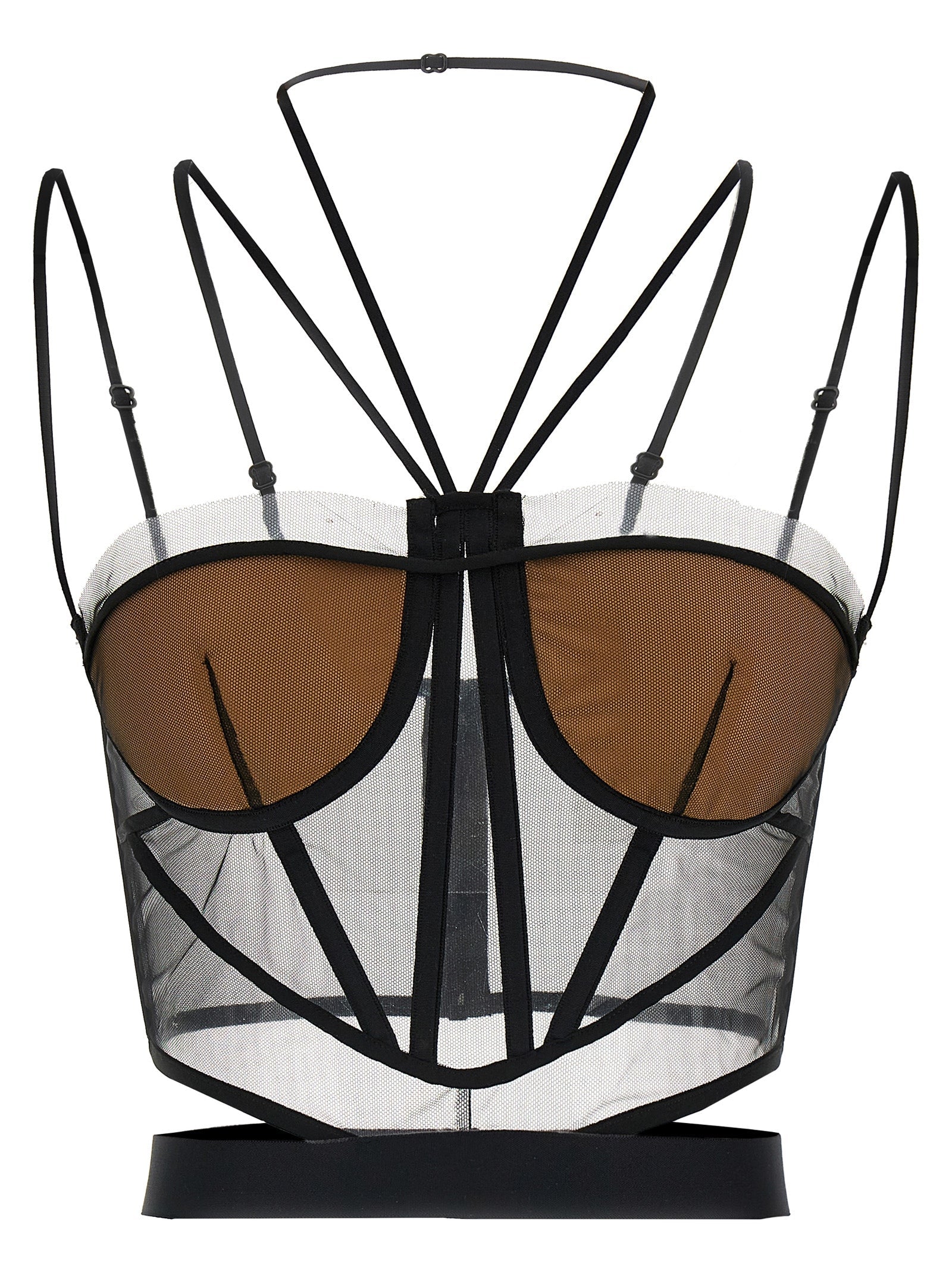 Nensi Nensi Dojaka 'Sheer Corset' Top - Image 1