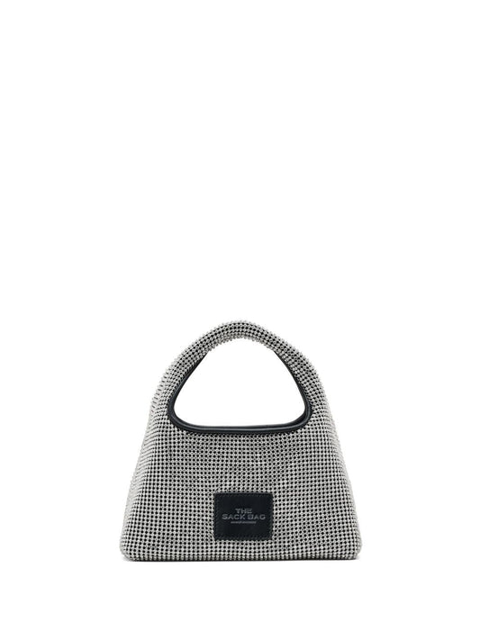 Marc マークジェイコブスサッククリスタル装飾されたミニホーボバッグ - Image 1