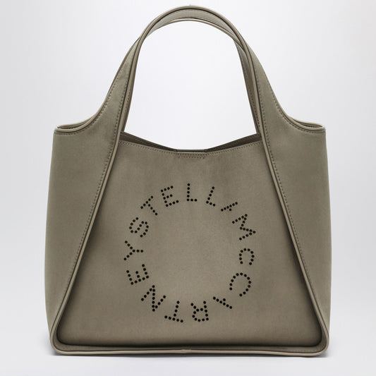 Stella Stella Mc Cartney Khaki Colored Medium Stella Logo Bag - Image 1