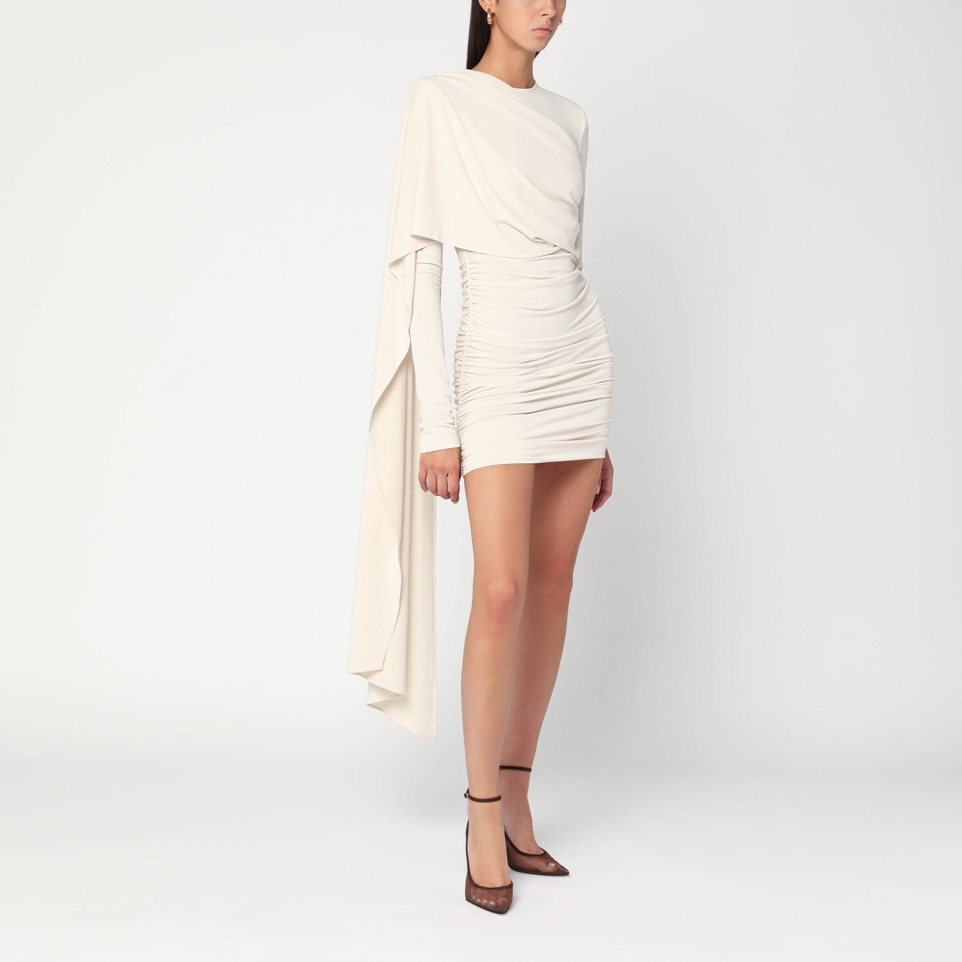 The The Andamane Xenia Ivory Mini Dress - Image 1