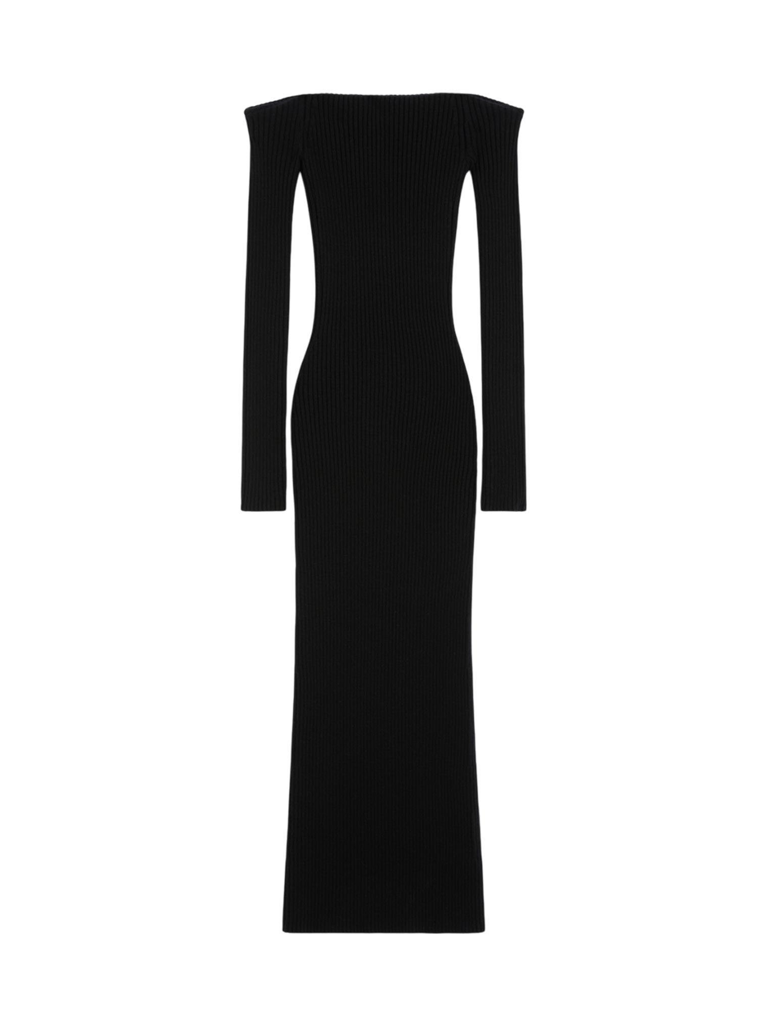 Max マックス・マラは黒いドレスを着ています - Image 1