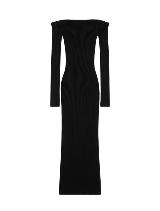 Max マックス・マラは黒いドレスを着ています - Image 1