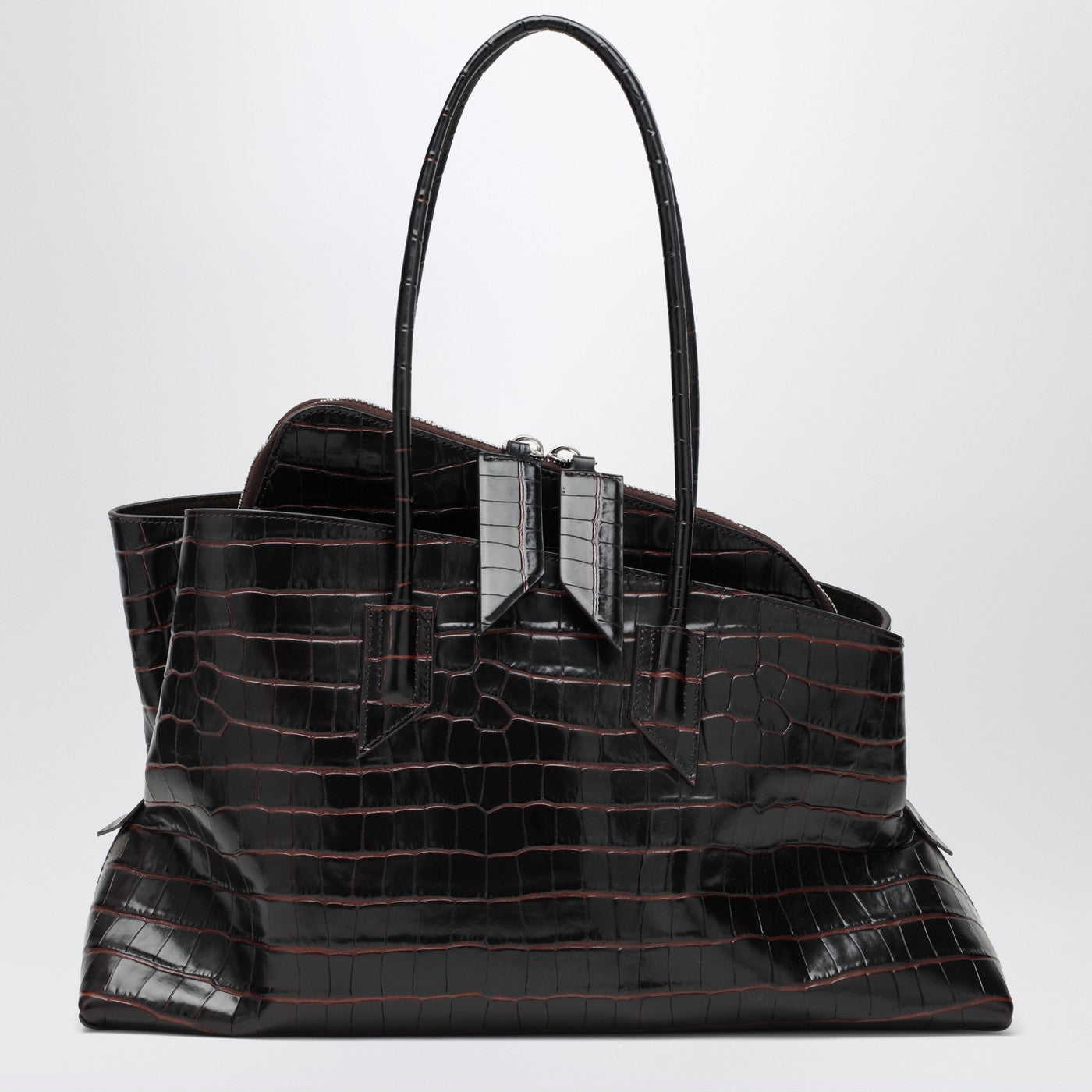 The The Attico La Passeggiata Medium Coffee Bag - Image 1