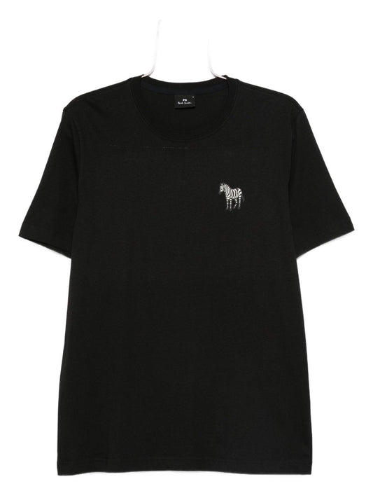 Paul PS By Paul Smith Zebra Logo Cotton Tシャツ - Image 1
