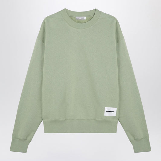 Jil Jil Sander Apple Green Cotton Crewneckスウェットシャツ - Image 1