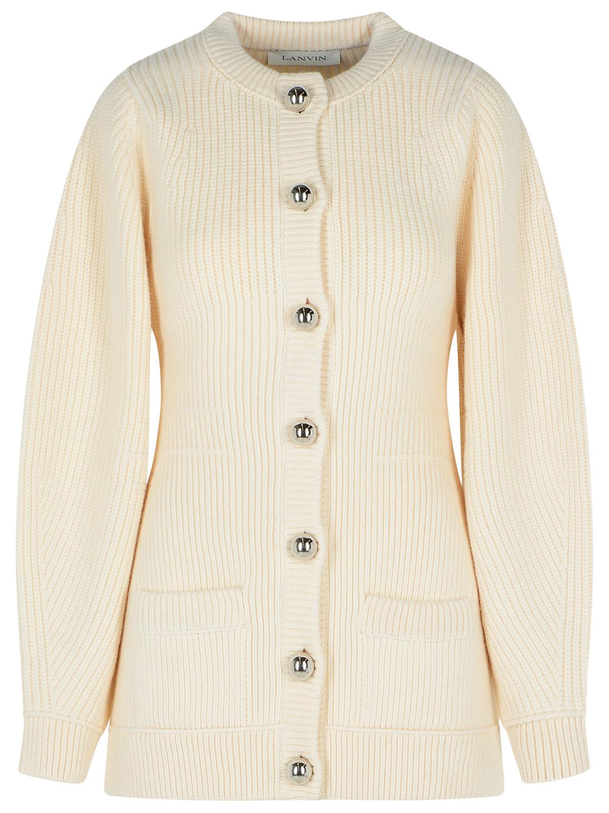 Lanvin ランバンアイボリーウールカーディガン - Image 1
