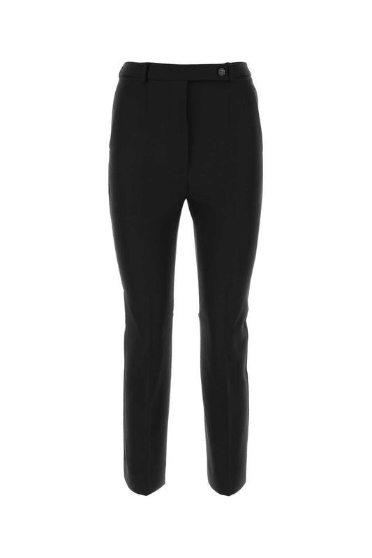 Sportmax SportMax Black Wool Navetta Pant - Image 1