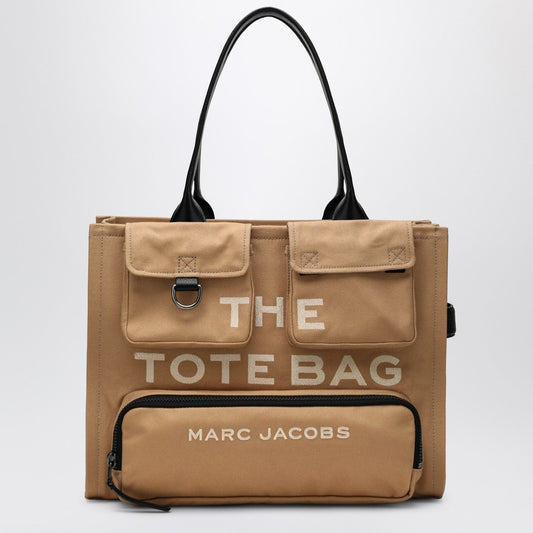 Marc マークジェイコブス貨物キャンバスラクダの大きなトートバッグ - Image 1