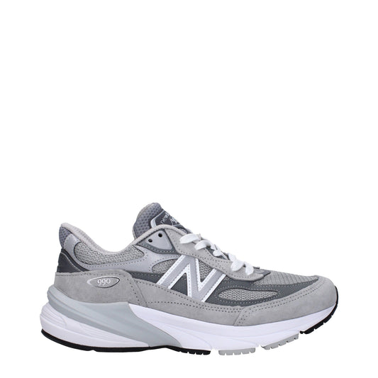 Designer Brand ニューバランススニーカー990V6女性ファブリックグレー - Image 1