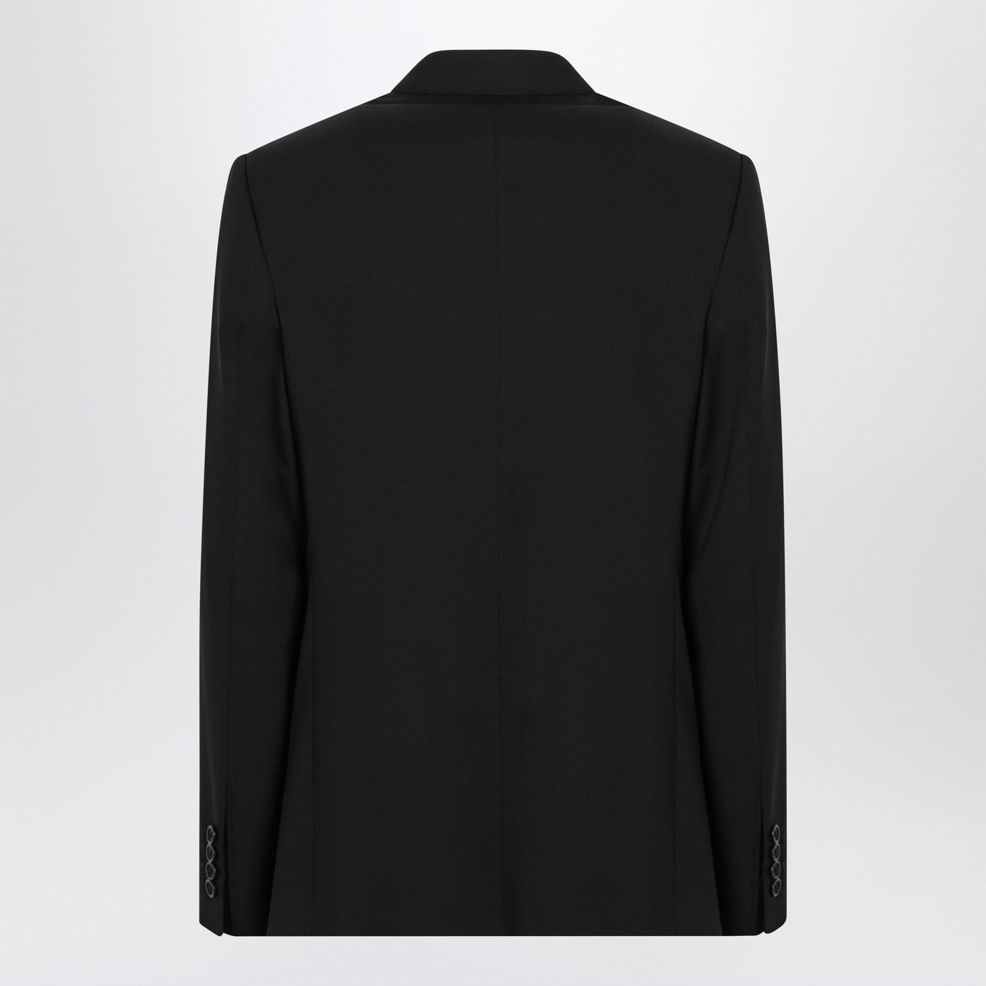 Dolce ドルチェ＆ガッバーナブラックシングル胸肉バージンウールスーツ - Image 1