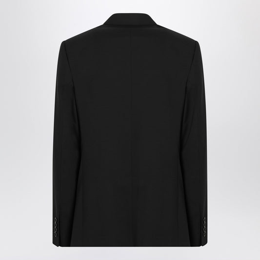 Dolce ドルチェ＆ガッバーナブラックシングル胸肉バージンウールスーツ - Image 1