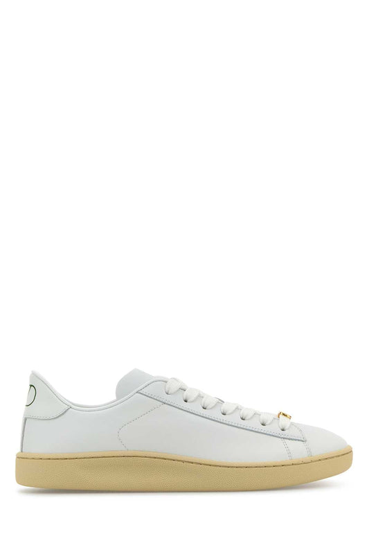 Valentino バレンティーノガラヴァニホワイトレザーロイコスニーカー - Image 1