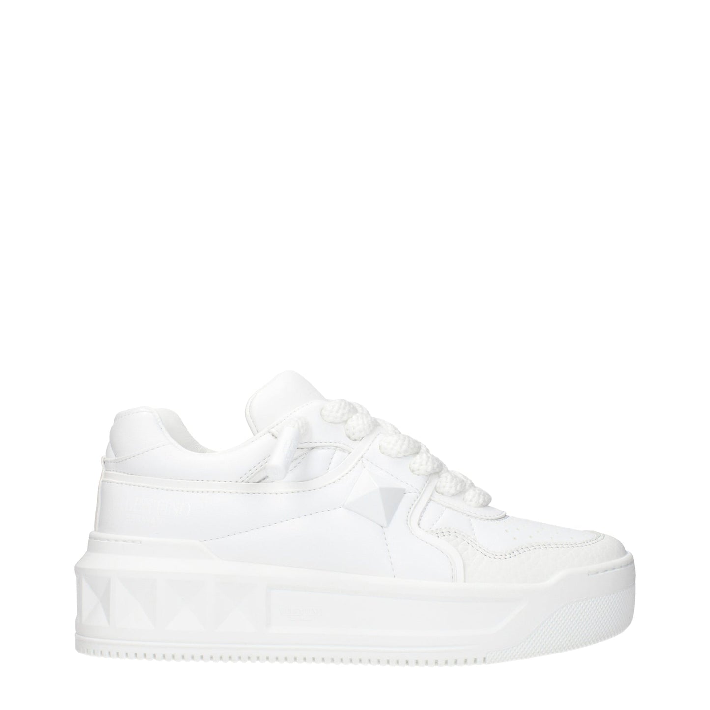 Valentino ヴァレンティノ ガラヴァーニ レディースs ホワイトレザースニーカー - Image 1