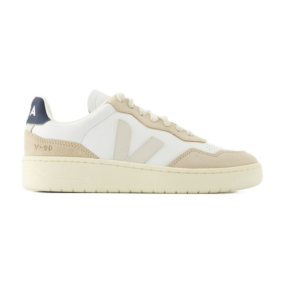 Veja V 90スニーカーVeja Leather White Pierre - Image 1