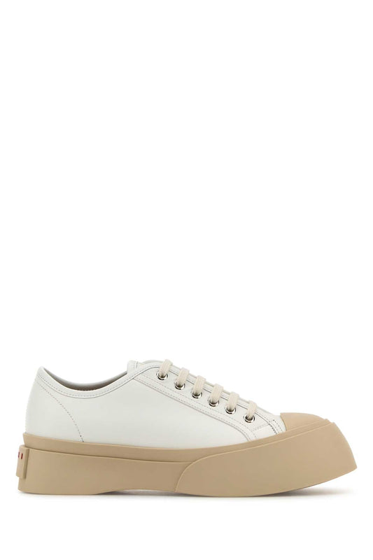 Marni マルニホワイトレザーパブロスニーカー - Image 1