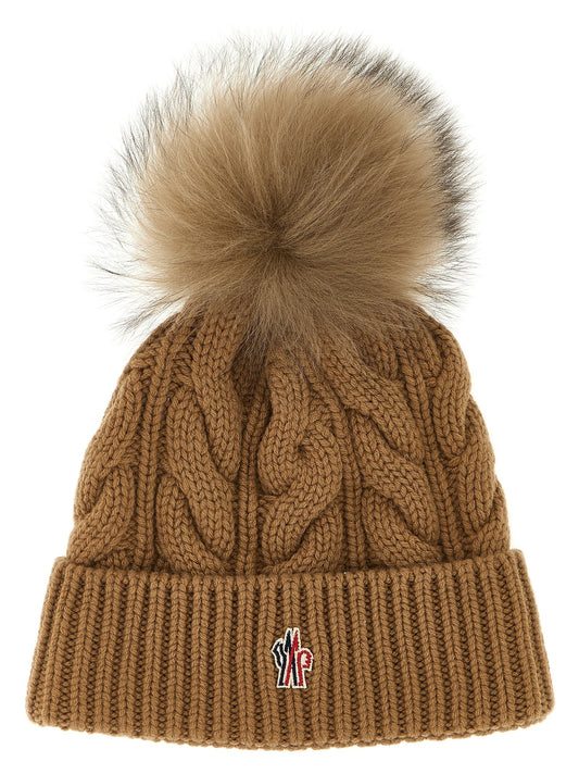 Moncler Moncler Grenoble Pompon編組キャップ - Image 1