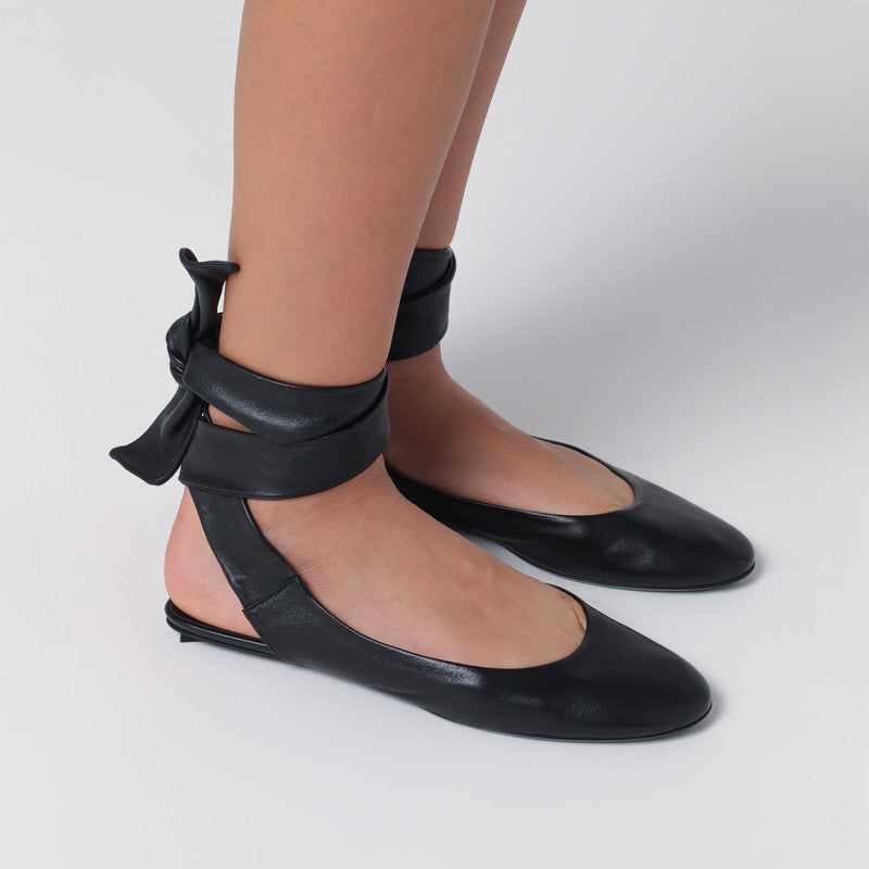 The Attico Black Cloe Ballerina - Image 1