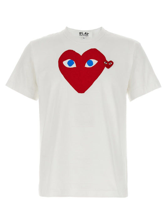 Comme Comme DesGarçonsは印刷されたTシャツとロゴパッチを再生します - Image 1