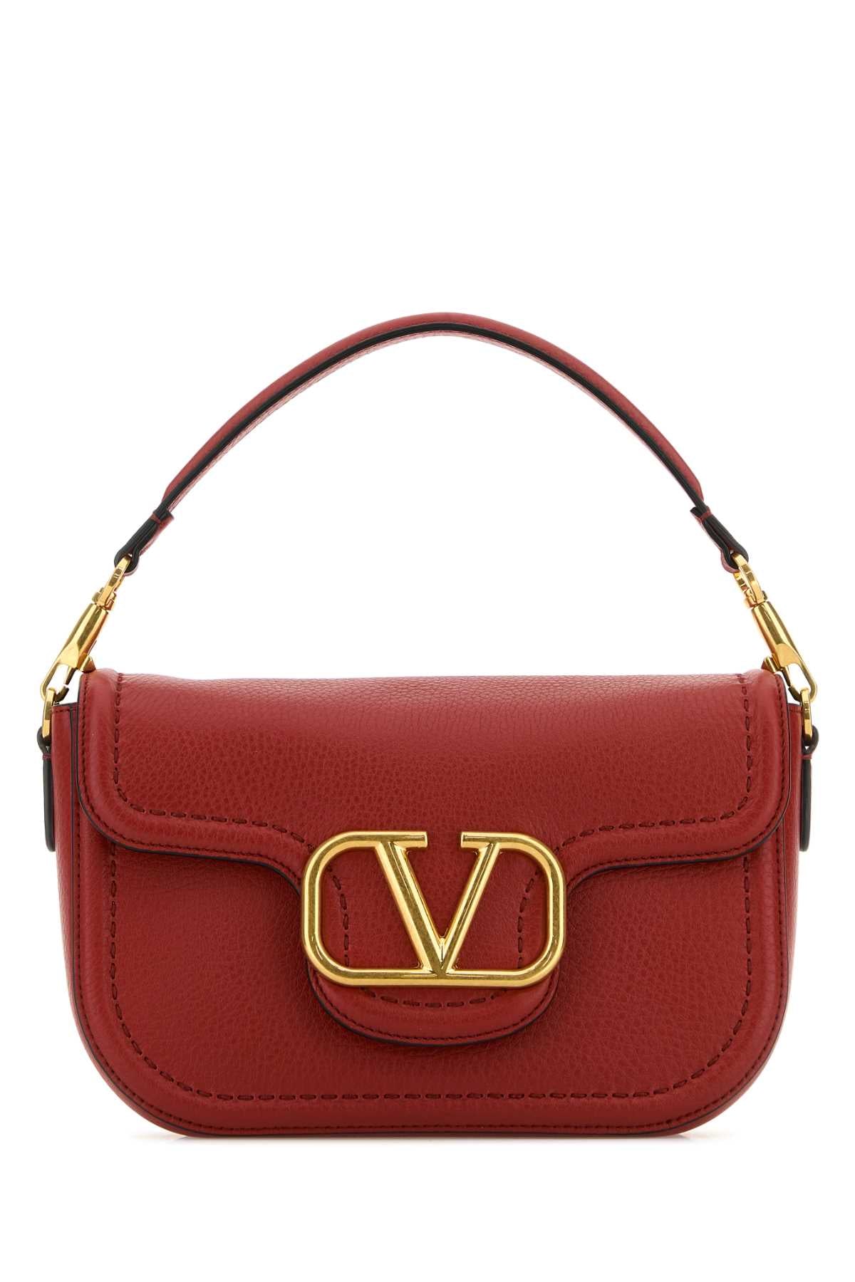 Valentino バレンティーノガラヴァニレッドレザーオールタイムショルダーバッグ - Image 1