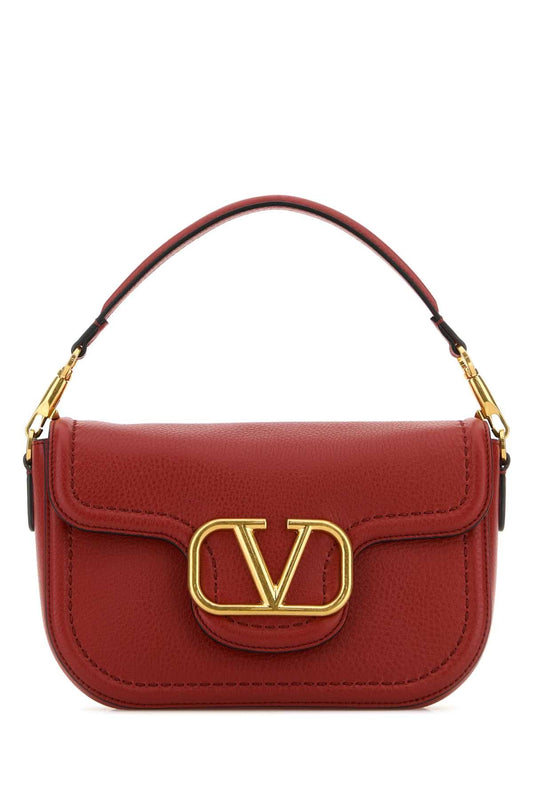 Valentino バレンティーノガラヴァニレッドレザーオールタイムショルダーバッグ - Image 1