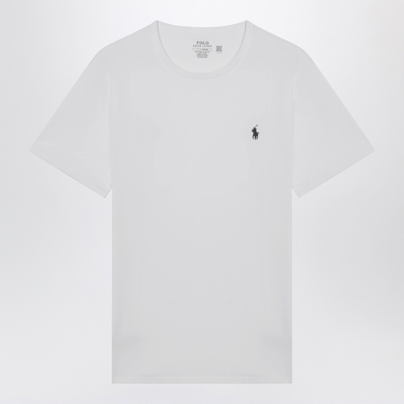 Polo ポロ ラルフローレン T シャツ ホワイト コットン カスタム スリム フィット - Image 1