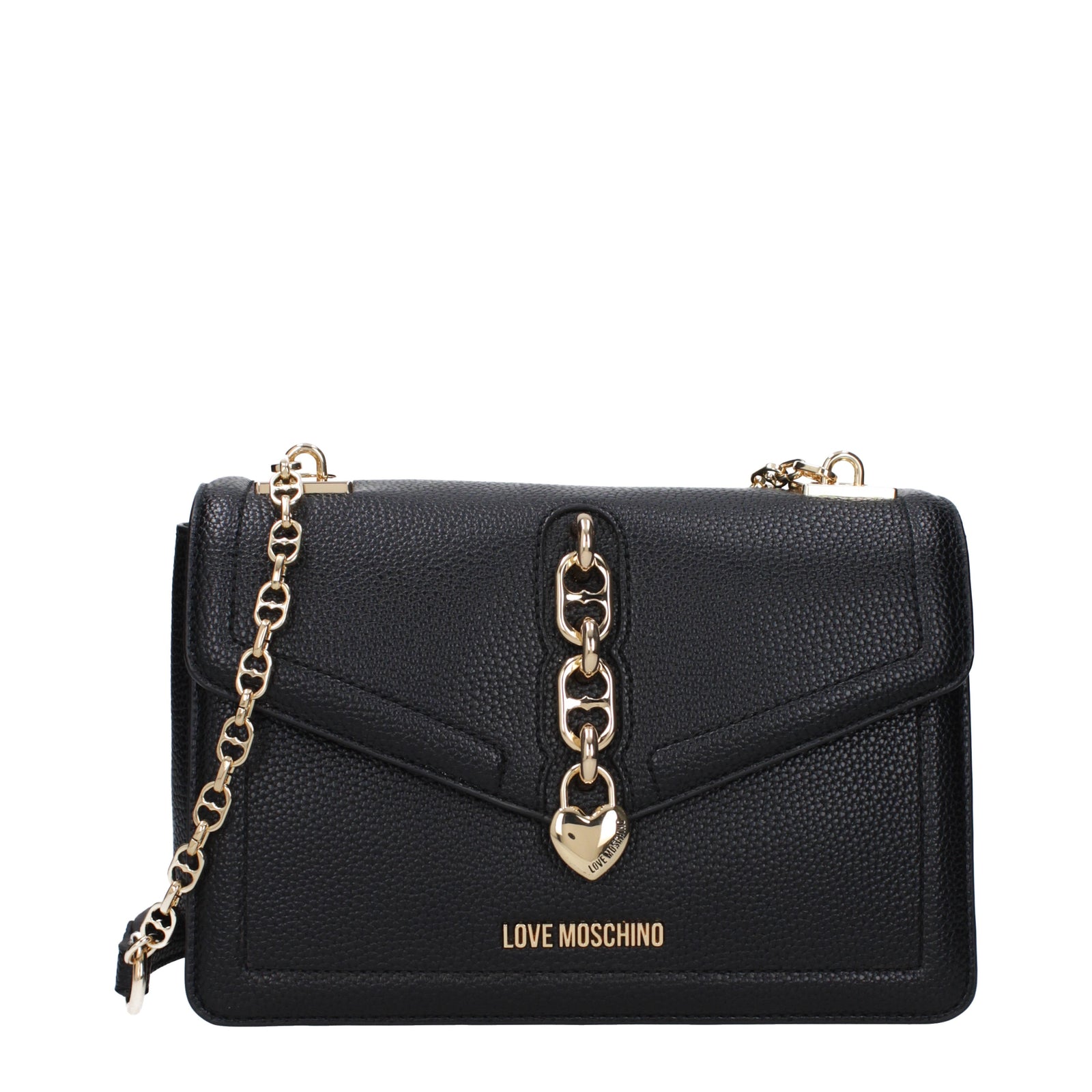 Moschino モスキーノのショルダーバッグが大好きな女性ポリウレタンブラック - Image 1